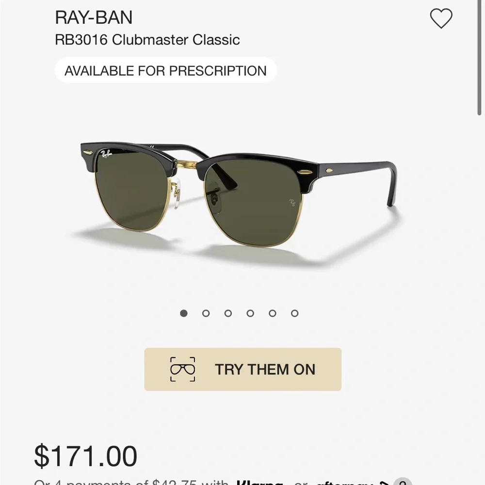 Ray-ban clubmaster sunglasses
